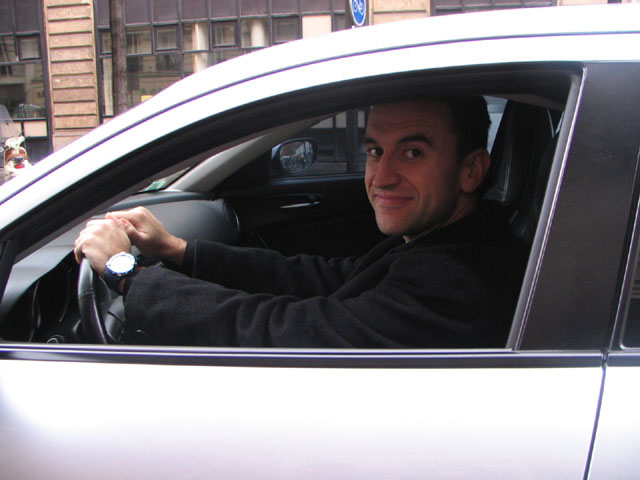 une derniere fois à la place du conducteur dans cette habitacle que j'adore...