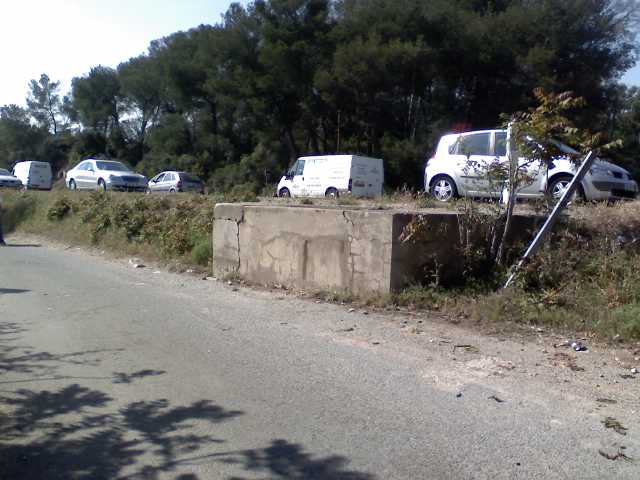 voila d'ou a commencer la sortie de route