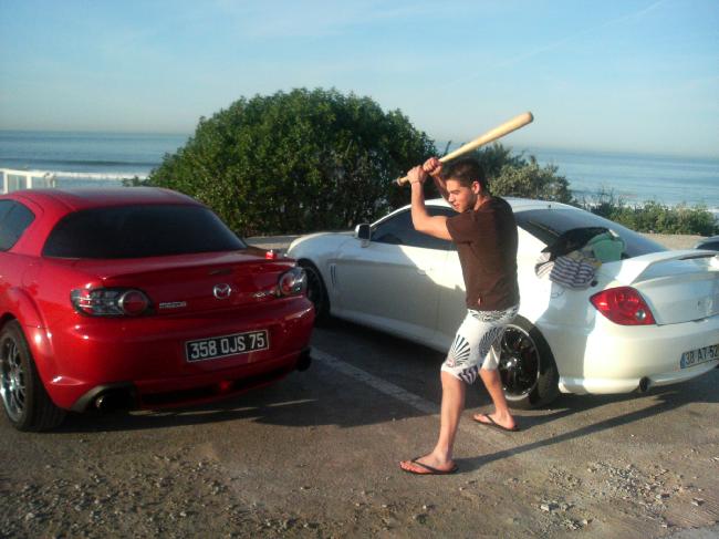 Mon cousisn le proprio de la Tiburon Turbo a cote