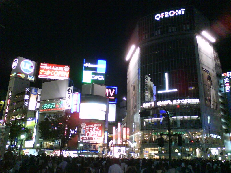 le fameux carrefour de shibuya