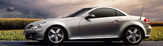 Mercedes SLK 200 Kompressor avec le toit