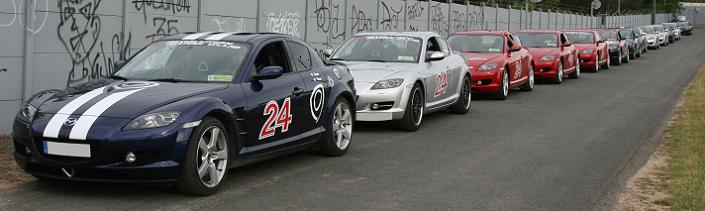 Départ pour le Mazda Camp
