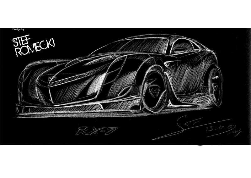 RX7 SR  Sketch 3/4 AV