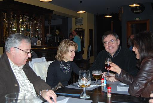 Diner trimestriel du Nord en mars dernier avec Leslie et Françoise