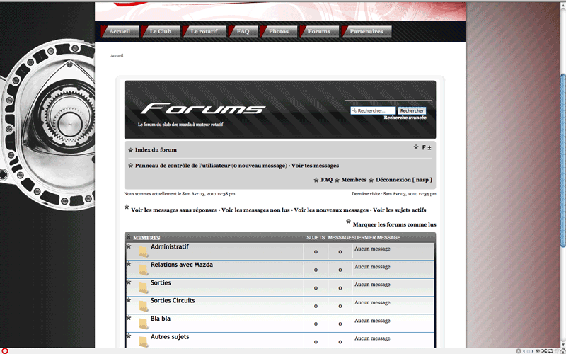 Forums intégré mais accessible qu'au membre du RRC.