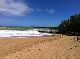 petite plage sympa pour faire du body!