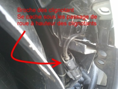 Broches électriques des clignotants.jpg (144.61 Kio) Consulté 25318 fois Utiliser un petit tournevis plat pour agir sur le doigt de maintien de la broche