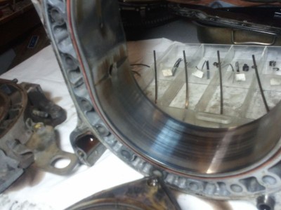 housng rotor 2 (arriere) presente un defaut de calamine sur les puit de bougie
