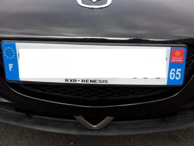 Et un petit plaisir avec une plaque personnalisée !!