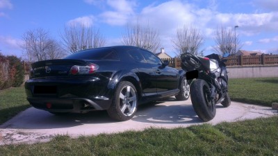 Ma 8 et mon CBR :D