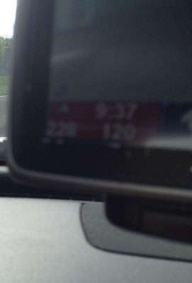 la preuve ! 228 au gps et 233 au compteur