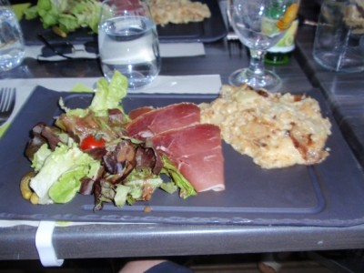 Le repas au plateau de Gergovie: truffade !!! Délicieux