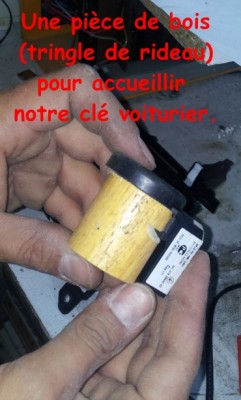 notre pièce de bois découpée ...