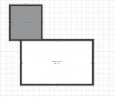 Combles aménageables (~90m2 habitables)