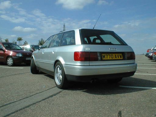 Mon Audi S2 immatriculée en GB.