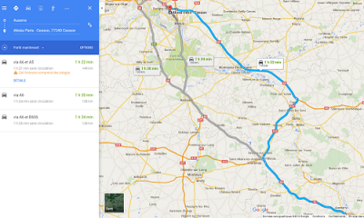 Itinéraire depuis Auxerre :)