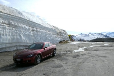 Au col du Nufenen à 2478m