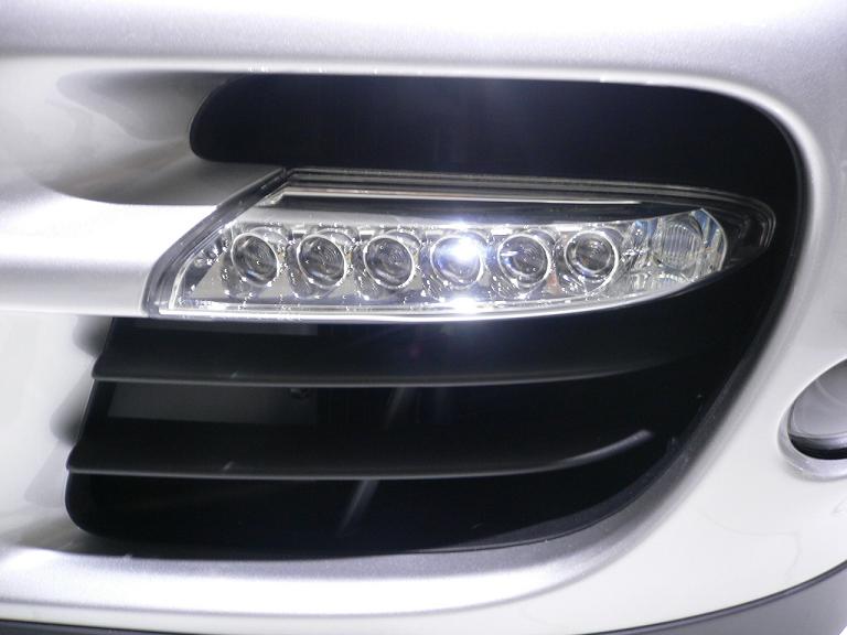 les leds de la Porsche Turbo