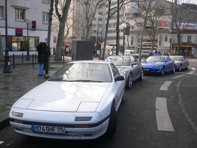 convoi parisien composé de Keaneo, Bioman et Biowoman, Tsar et Tchi, Laurent B et Iceman !