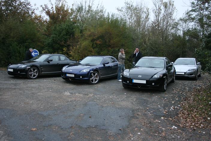 Arrivée du rallye où 3 RX8 ne sont jamais arrivées mdrrr :-D