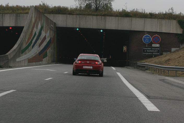 Un tunnel ou notre hymee s'est senti revivre tellement il a hurlé :-D