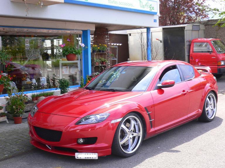 ressorts courts hr, jantes 19 parotech, spoiler mazda, aileron ath : c'est parfait !