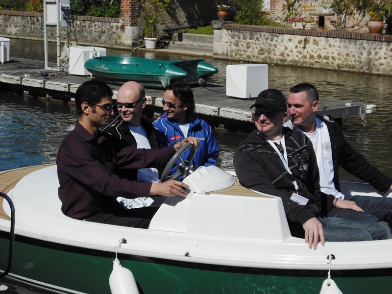 L'équipe de choc?!?
<br />En bateau nordic green ;-D