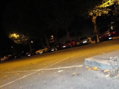 Après 5h de route nous voilà enfin arrivés avec Pierre sur le parking du ciné