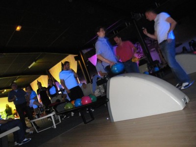 Tout le monde rassasier direction le bowling