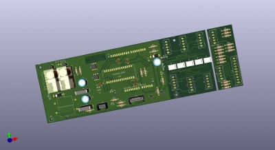 le PCB en vue 3D