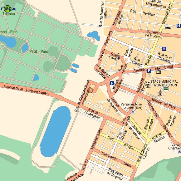 Le Parking et le Resto : le Plan